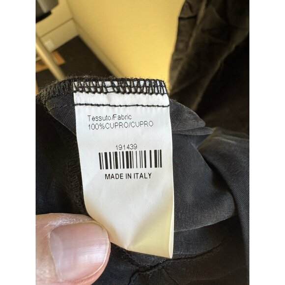 Brian Dales Made In Italy Size 48 Womens Top 100% Cupro - Picture 5 of 5